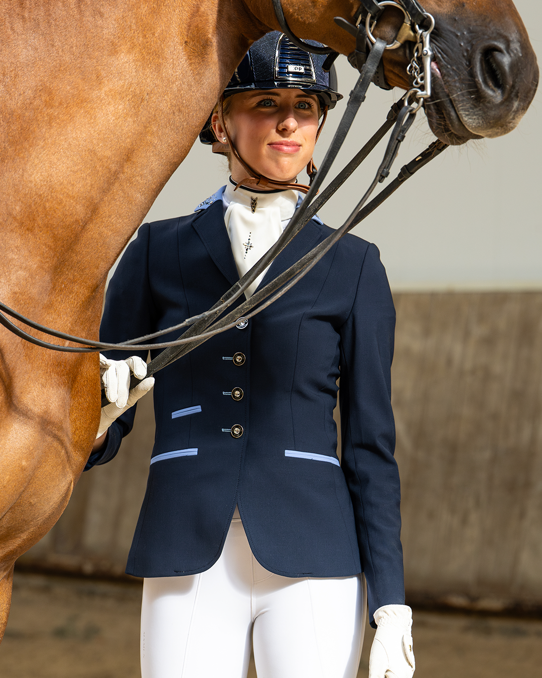 Turnierjacket - Navy Light Blue