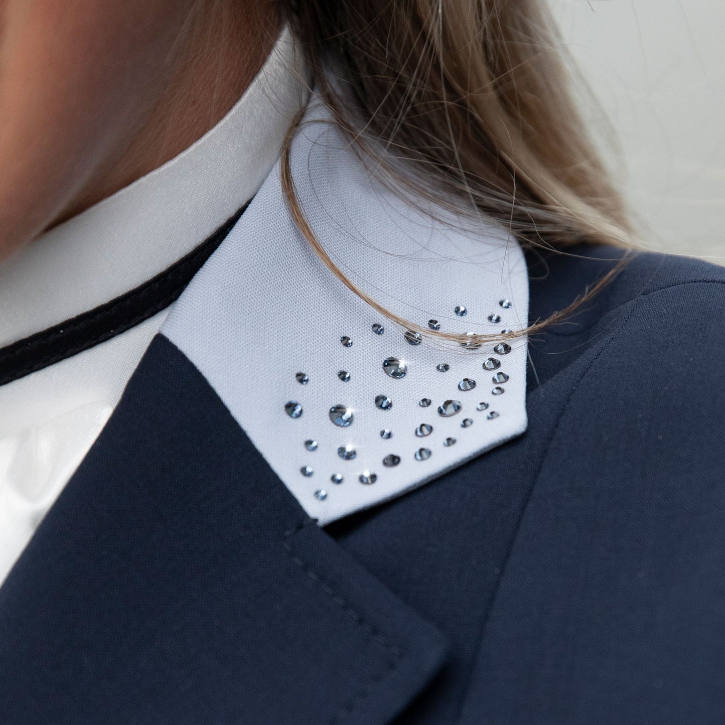 Slipjas - Marine, Hellblau & Swarovski