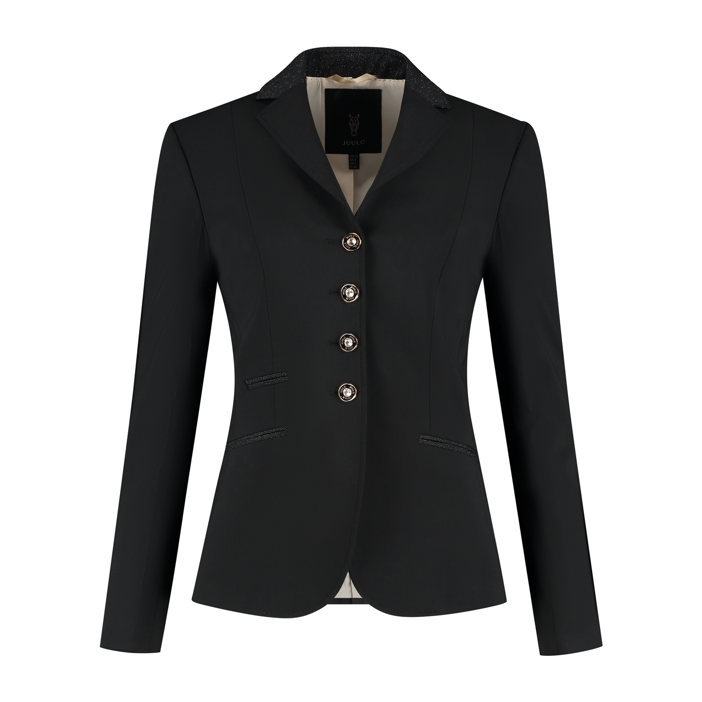 Black Stardust Dressur Turnierjackett mit Swarovski 