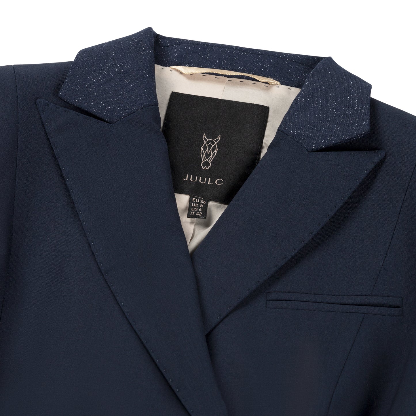 Maßgeschneiderter Frack - Navy Stardust - Swarovski