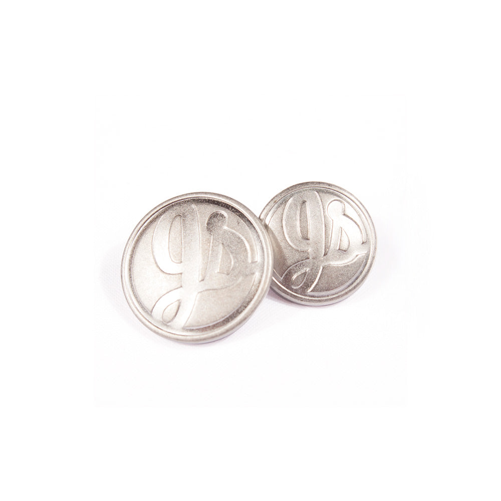 Original JuulC Vililiv buttons in silver suitable for customized and tailored show jackets from the past